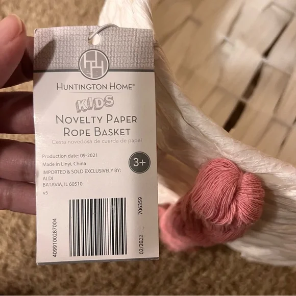 NWT  Unicorn kids Rope Basket - Picture 6 of 15